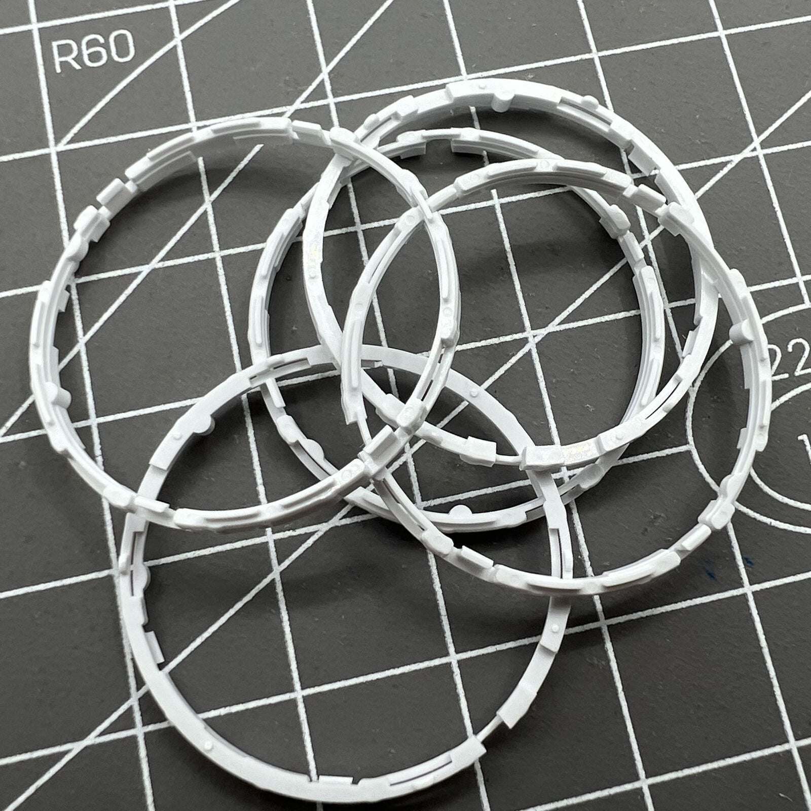 Watch case movement cushion mount spacer ring for Miyota 9015, compatible with various watch brands.