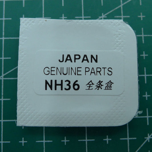 Wholesale barrel with complete mainspring for Miyota NH35 NH36 watch movement, durable replacement part.