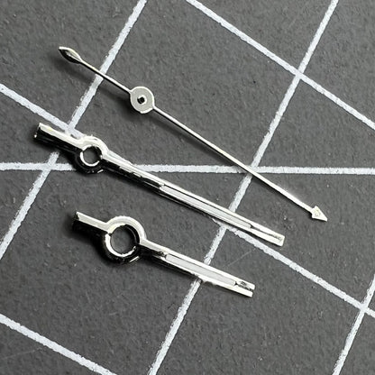 13 mm schwarze und silberne Uhrzeiger für das automatische mechanische Uhrwerk Seagull ST6