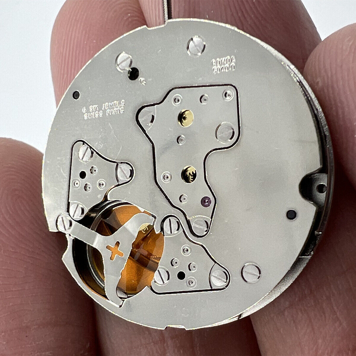 Ronda 5040D Swiss quartz watch movement with chronograph for precise timekeeping and durability