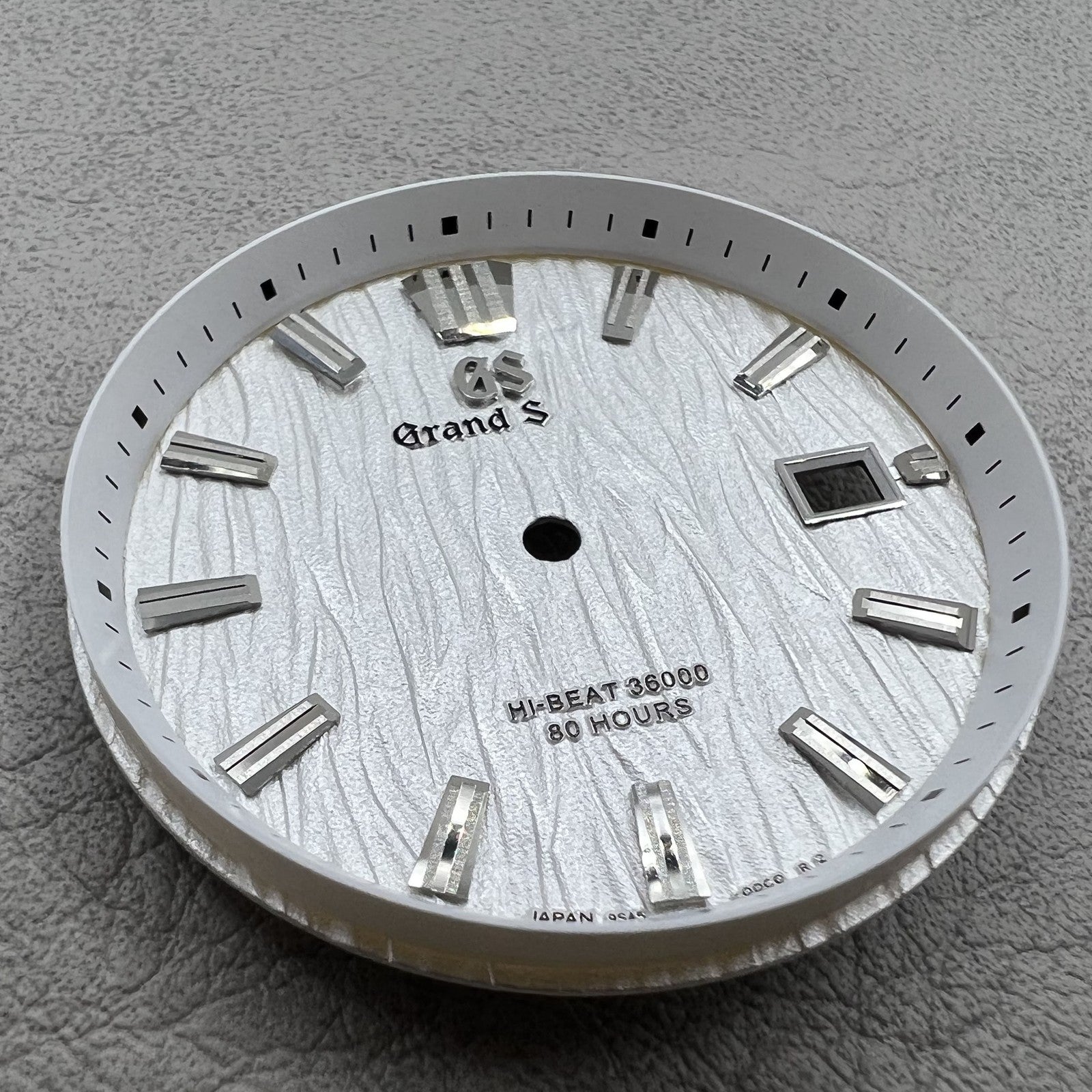 Wei�e GS 33 3mm Uhr Zifferblatt, ohne Leuchtstoff, modifiziert f�r NH35 Uhrwerk, hochwertiges Zubeh�r