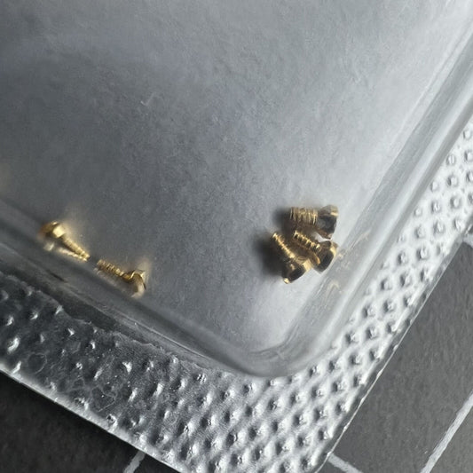 0.7/0.9 Back Cover Case Golden Screws for La Grande Classique De Longines L4