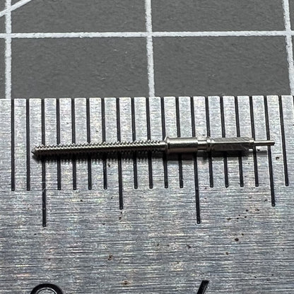 Precision watch winding stem for SW200 movement, durable and exact fitting for smooth adjustments.