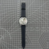 42mm Men Watch Manual Chain Up Seagull ST3600 Mechanical Movement White Dial