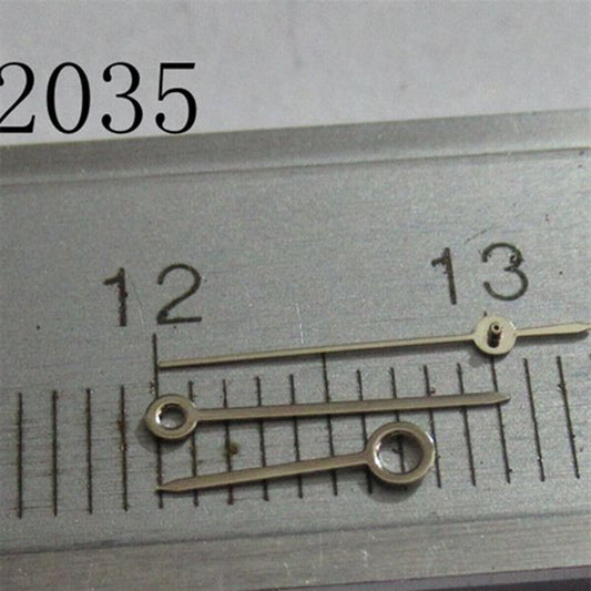 Aiguilles de montre peintes argent foncé 10 mm pour Miyota 2035 2115 2105 2305 2315
