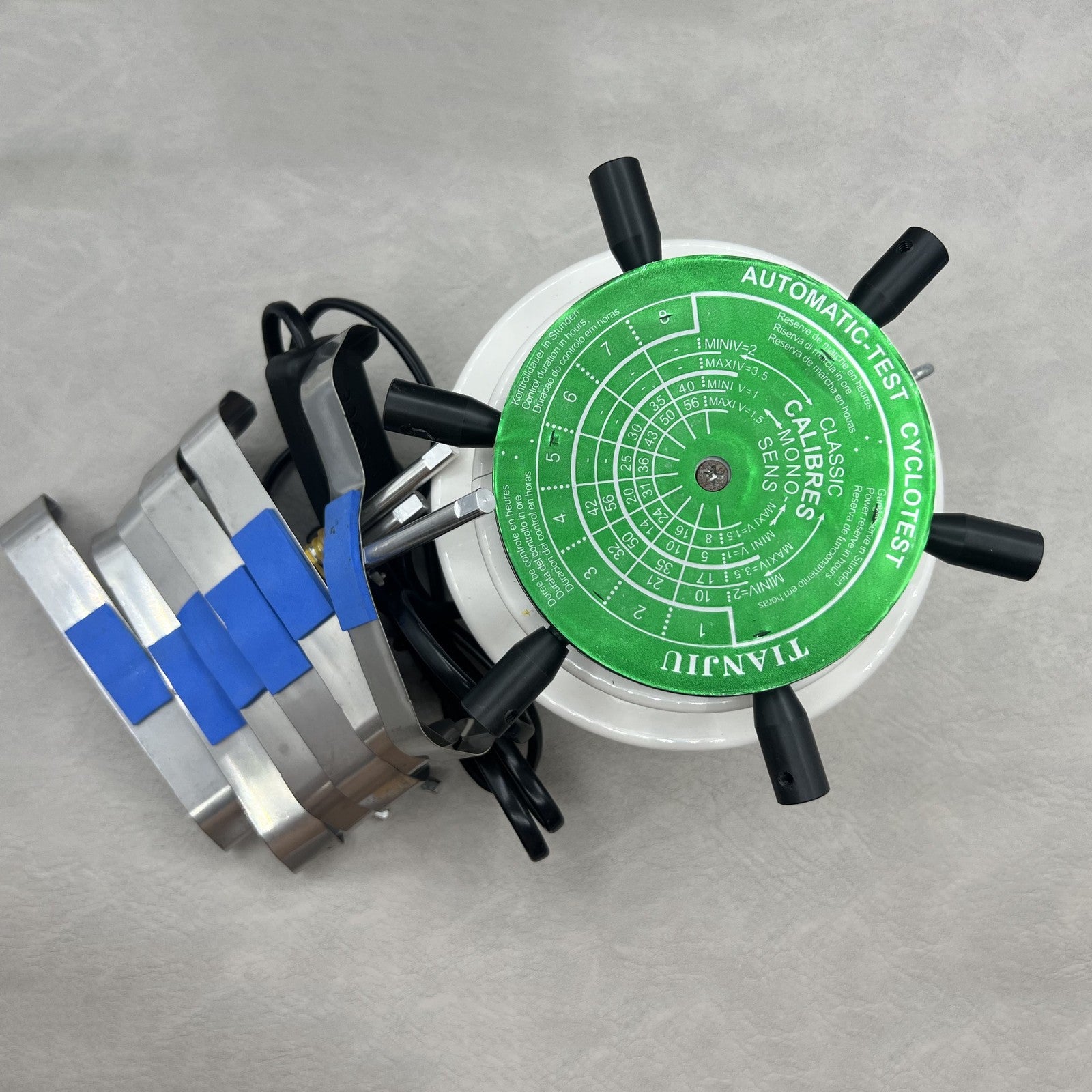 5803 Replacement US Plug for 6-arm automatic watch winder, ensuring smooth rotation and power supply.
