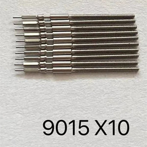 10pcs Generic Watch Winding Stems Watch Stems for Miyota 9015 Movement