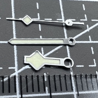 C3 Orange Leuchtzeiger Set Schneeflockenform passend für NH34 NH35 NH36 NH38