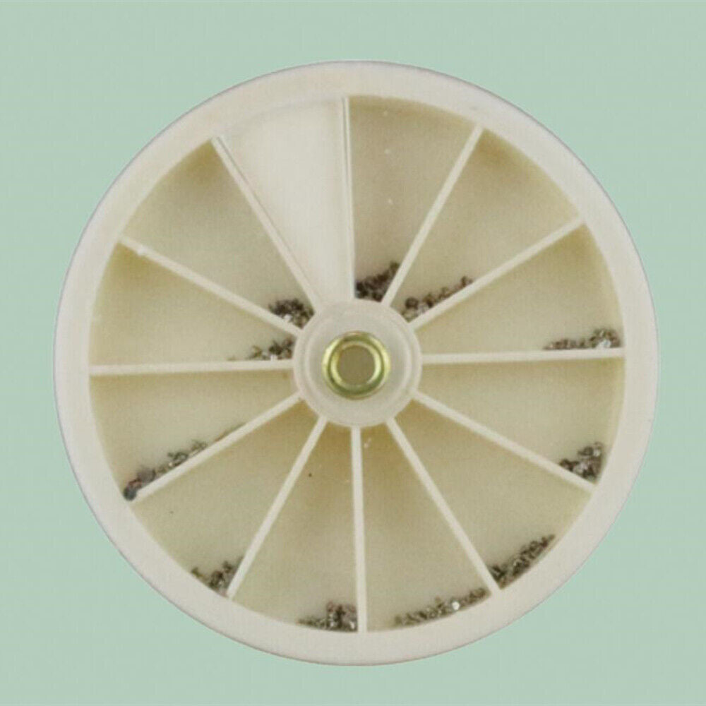 250pcs Swiss Made stainless steel mini watch screws for precise watch repairs and adjustments.