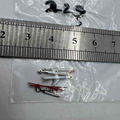 Luminous watch hands by Miyota for 2035 quartz movement, ensuring clear time reading in dim settings.