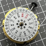 Golden Plated Miyota /Citizen 8205 Automatic Mechanical Movement