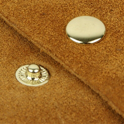 Brown Cowhide watch storage bag, soft-lined travel pouch protecting one watch securely on the go.