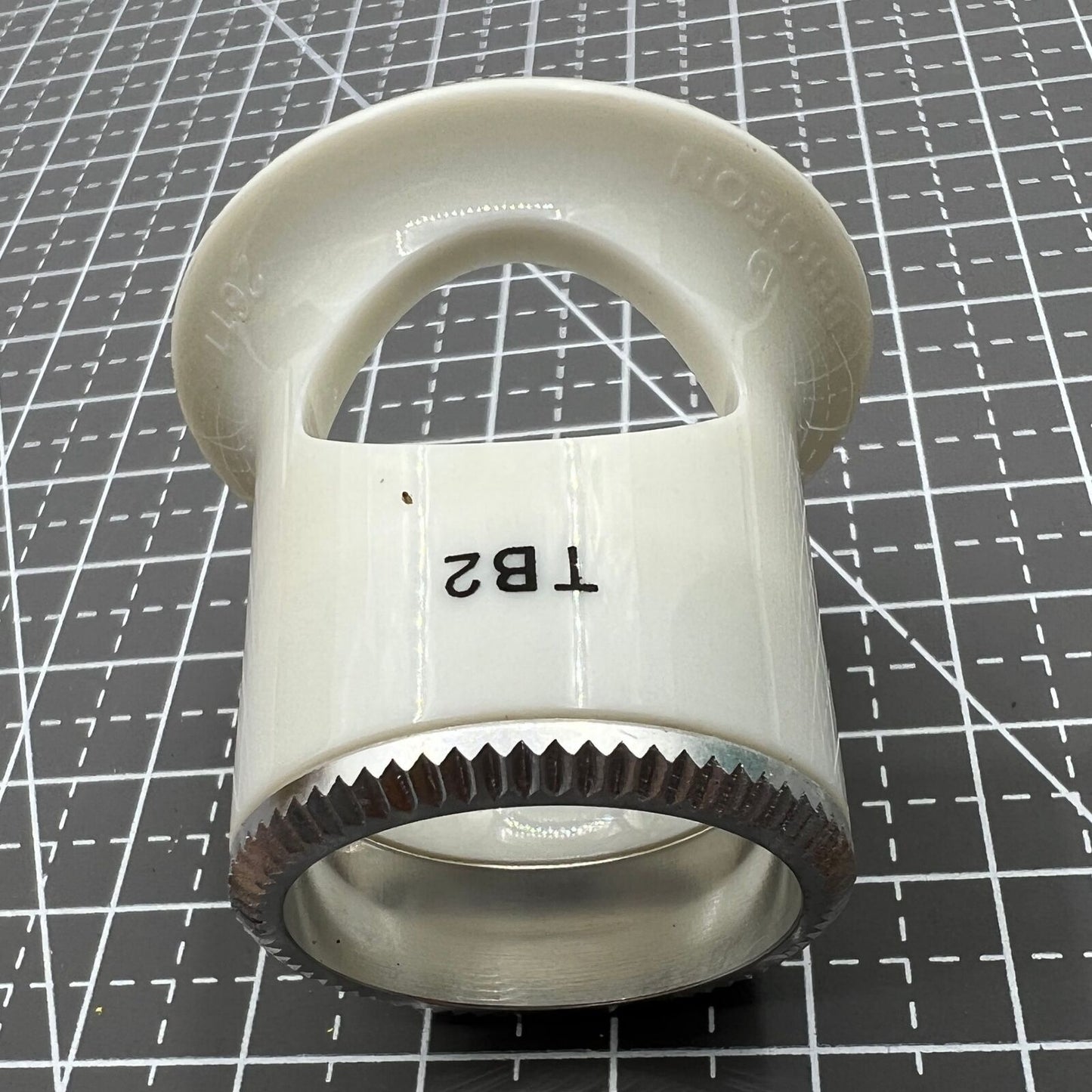 Bergeon 2611-TB-2 loupe with 5x magnification, Swiss tool for precise watch repairs and detailed inspections