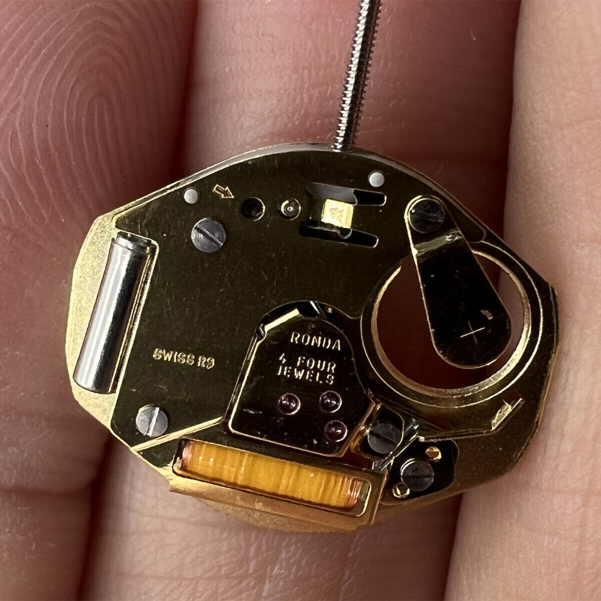 Ronda 762 Swiss Quartz watch movement for precise timekeeping in watch accessories.