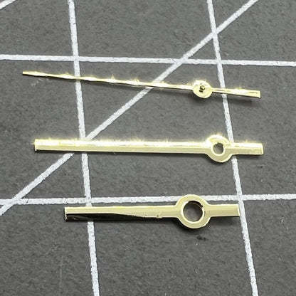 Aiguilles de montre 12 mm, dorées, polies, sans luminescence, pour mouvement à quartz Ronda 515
