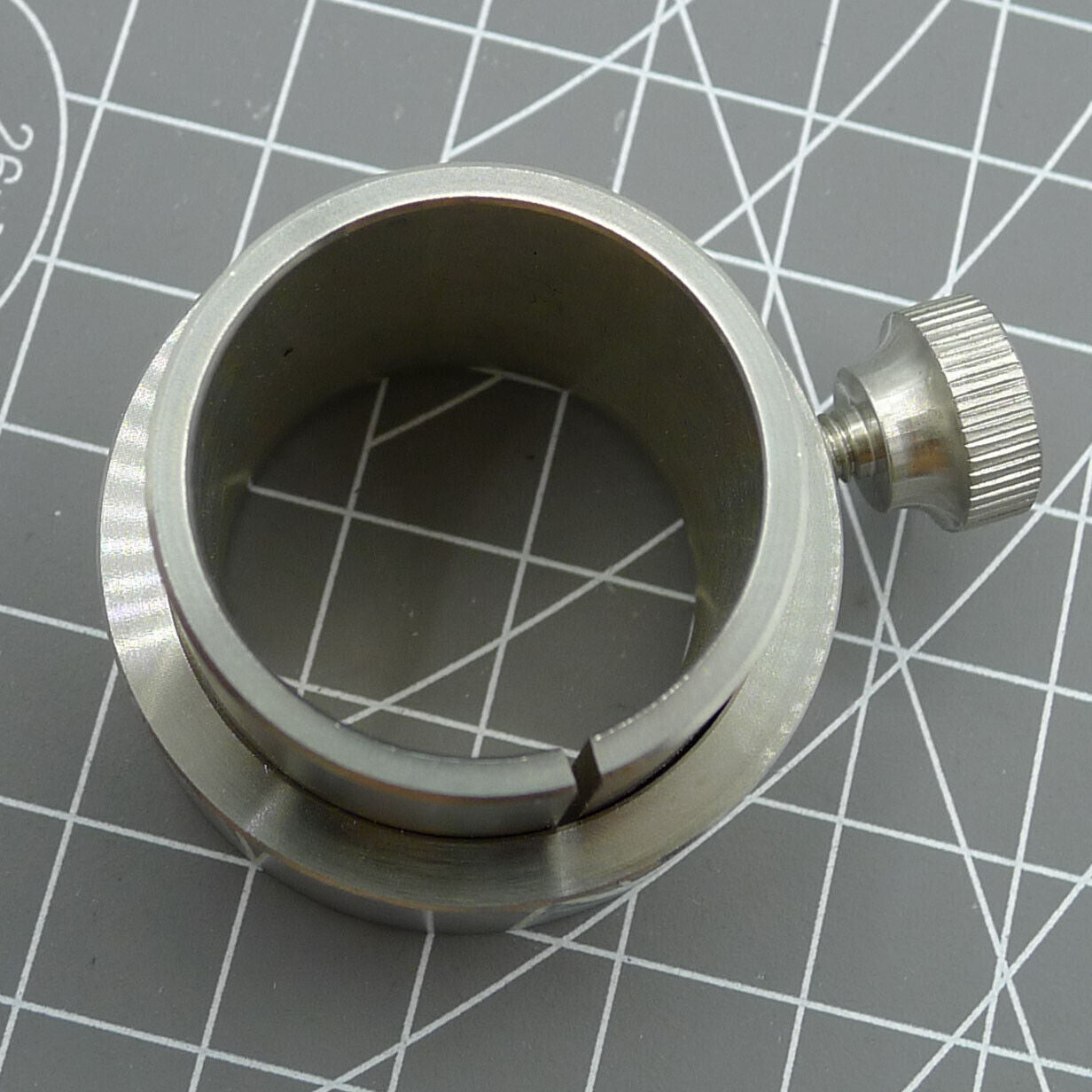Reversible Movement Holder with Knob, fits ETA 2824/2836/2892 watch movements for repair and assembly.