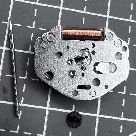 2 Stück Miyota 2039 Quarzuhrwerk H3 mit 3 Zeigern und hoher Ritzelwelle mit