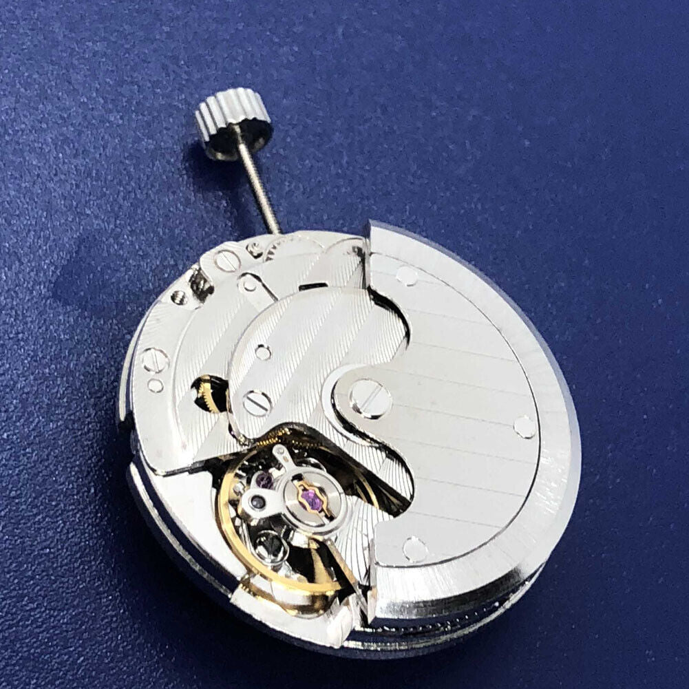 DG2813 automatic mechanical watch movement with T16 3-hand and single calendar, precise replacement for watch repair.