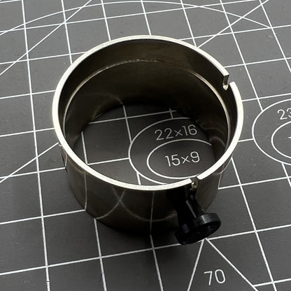 Swiss Horotec MSA09.020-22 nickel-plated brass movement holder for Calibre 13 1/4''' watch repair tools.