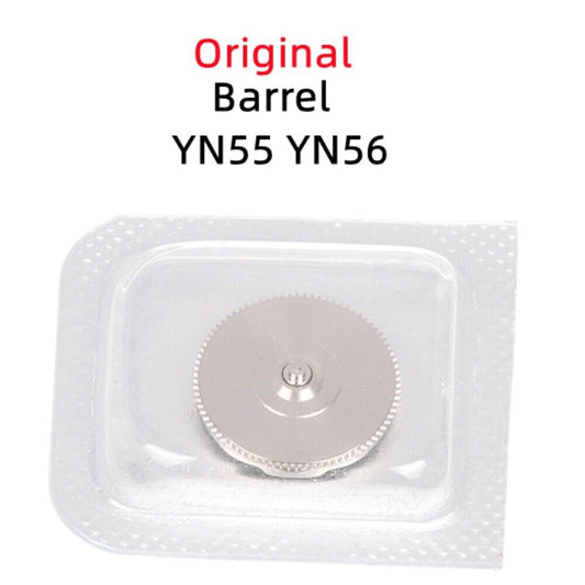 Japan-made Epson YN55 YN56 barrel with complete mainspring, high-quality watch accessory by Brand New.