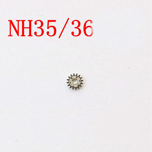 Replacement winding pinion for NH35 NH36 watch movement, durable spare part.