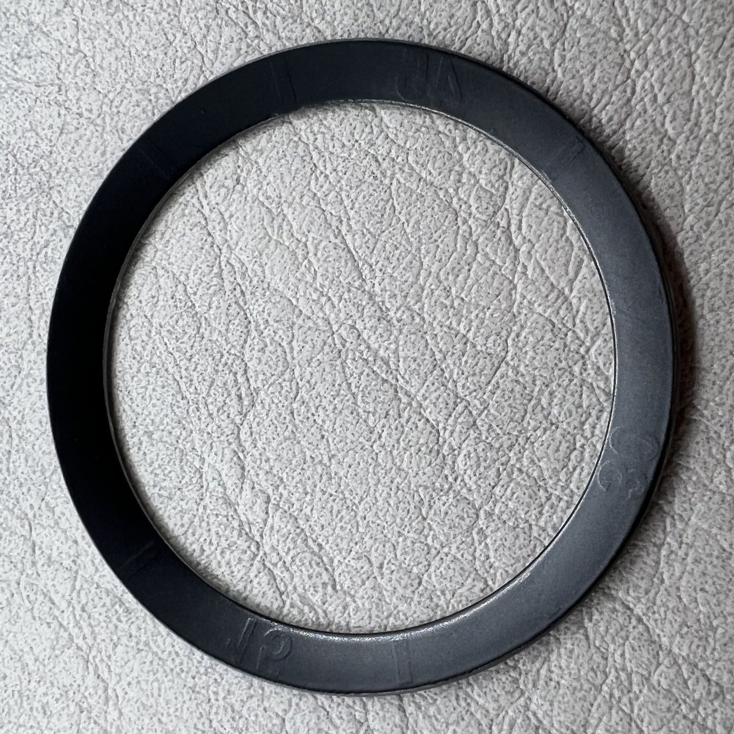 2 Stück 36mm schwarze Keramik Ziffern Lünette für Herren Damen Uhren