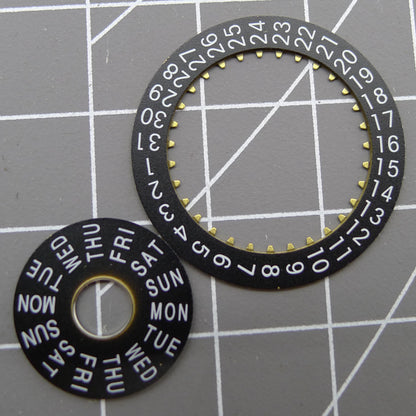 Pilot Datum Rad Wochenscheibe for China Dandong 7750 watch movement, precise date wheel replacement
