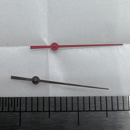 Red small second hand for NH35A/NH36A SKX007/SRP777 watch movements, diving style detail.