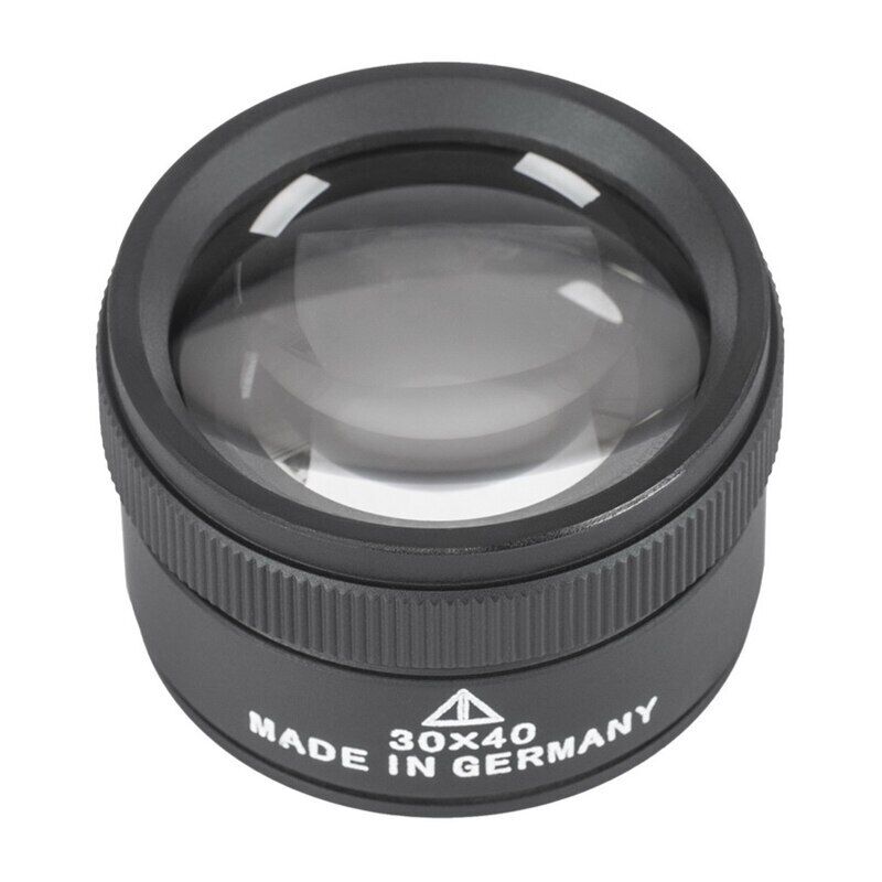 Germany Made 30X magnifier loup for precise watch and jewelry repair tasks.