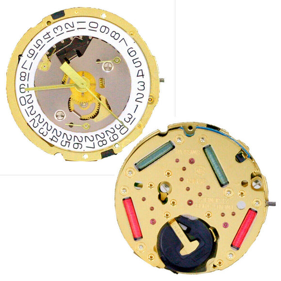 ETA 251.471 Watch Quartz Movement  3 Hands Date At 4/6