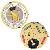 ETA 251.471 Watch Quartz Movement  3 Hands Date At 4/6