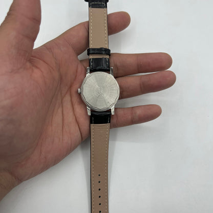 Shanghai Factory 36mm 8120 manual mechanical watch featuring shock-resistant 17 jewels for accurate timekeeping.