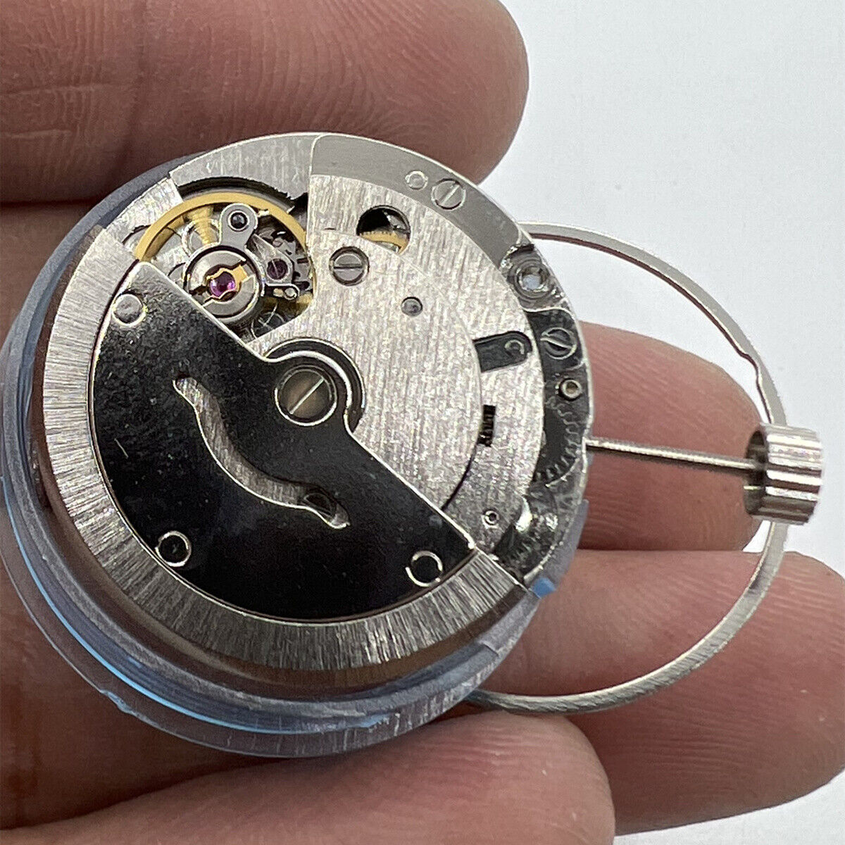 Seagull ST1612 self-winding mechanical watch movement with detailed TY2806 components visible.
