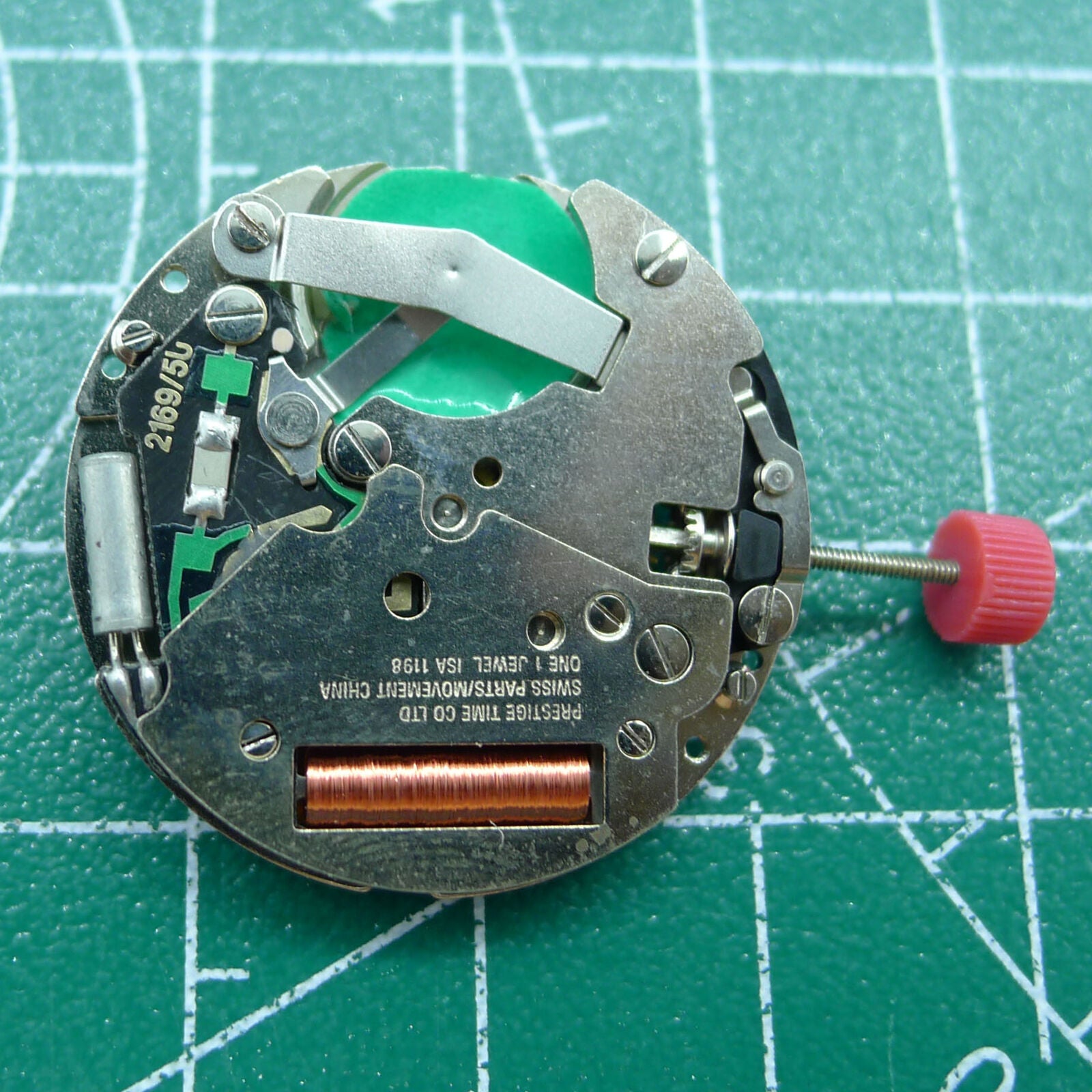 ISA 1198 Quartz watch by Wholesale featuring Swiss moon and star phase dial detail for stylish timekeeping.