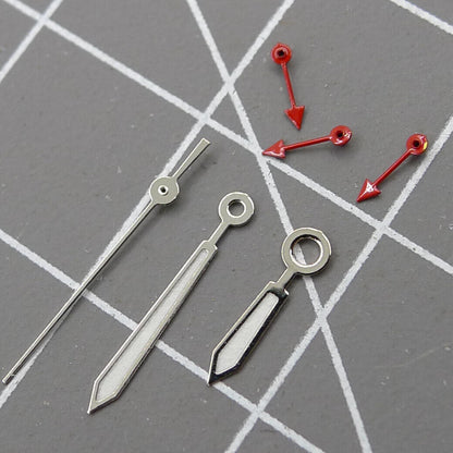 Petites aiguilles lumineuses rouges de 11,5 mm pour montres Miyota OS10 OS20 OS60 OS80