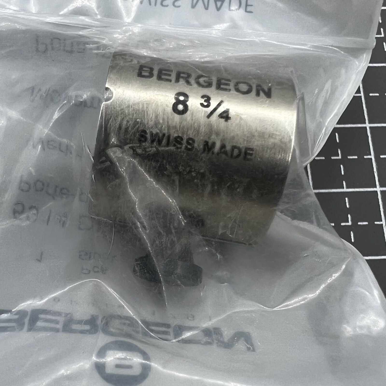 Bergeon BG 5914 reversible movement holder with knob, compatible with OMEGA and ETA watches.