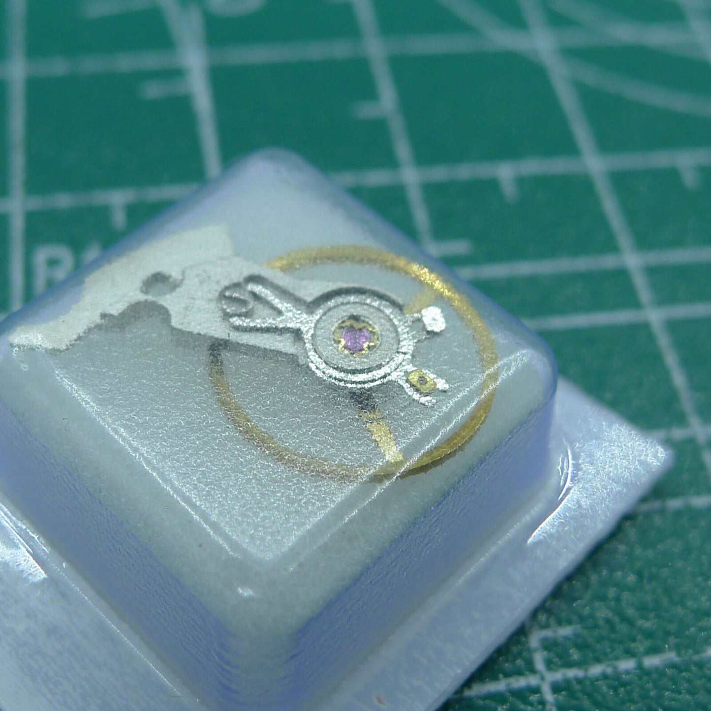 Wholesale watch balance wheel with splint for ETA C07.111 movement, generic replacement part.