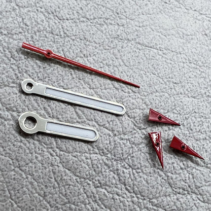 2 Sets Pack Grüne Leuchtzeiger Rund Spitz für Miyota OS10 OS20 OS60 OS80