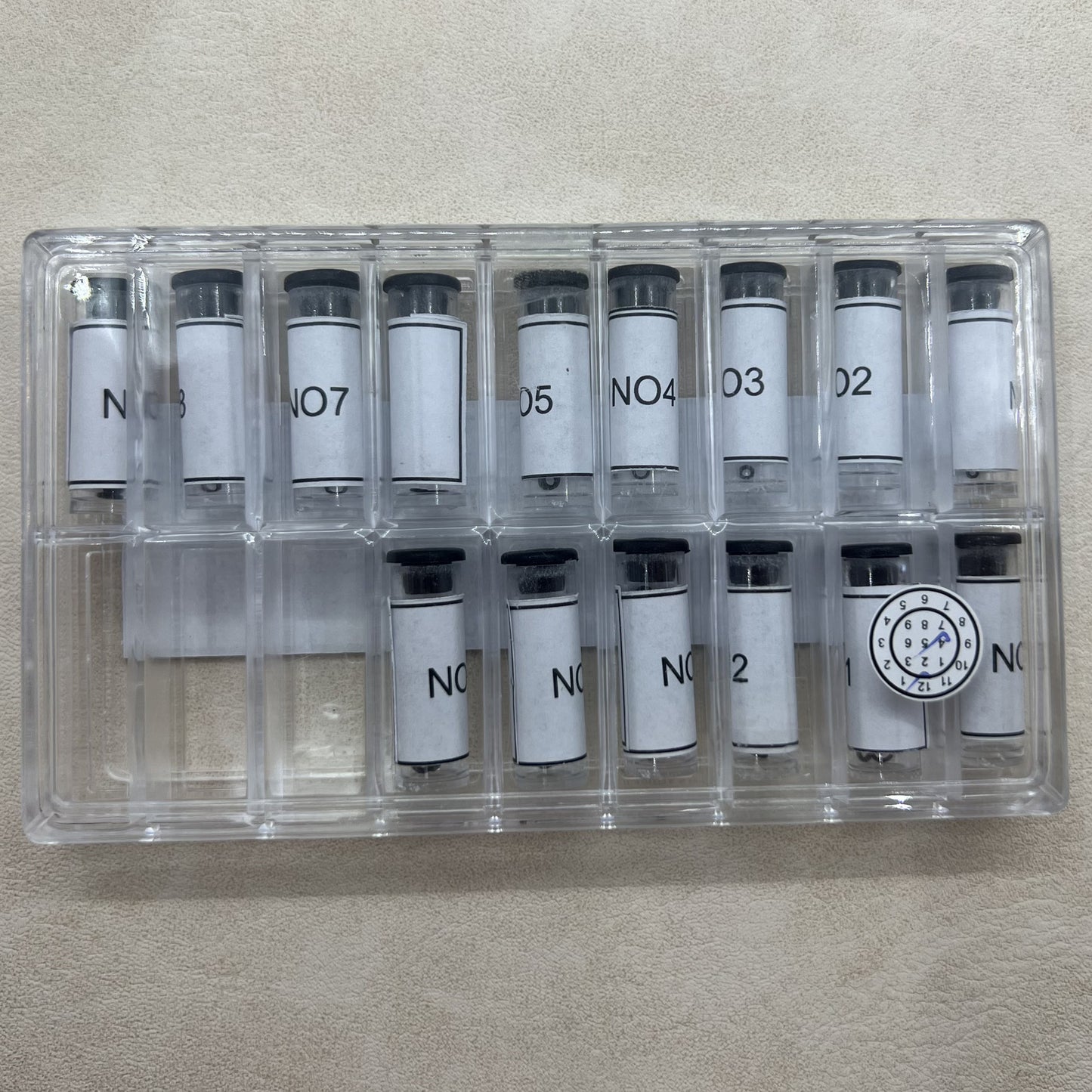 AR-607OFC10 Mini O-Ring Dichtungsset wasserdicht für Uhrenkrone Glas Kristall