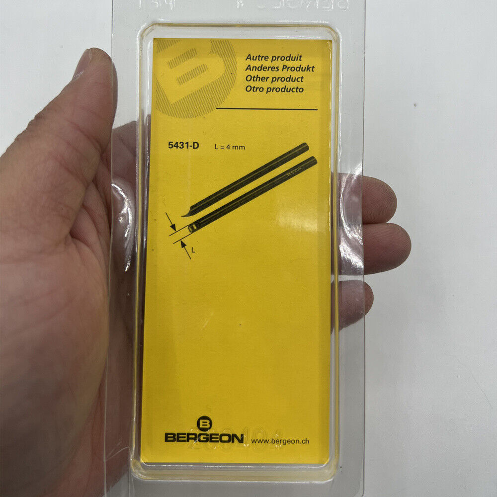 Bergeon 5431 watch hand levers 3mm for precise hand removal in watch repair tools kit