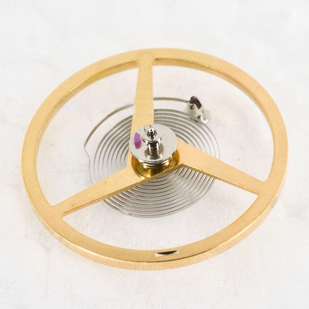 Swiss Original Balance Wheel for ETA C01.211 movement, precision watch part #6402 by Swiss brand.