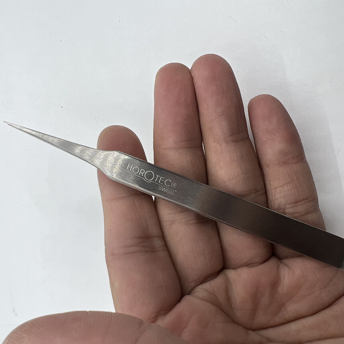 Horotec MSA12.302-2 antimagnetic tweezer with fine tips for precise watch accessory repair
