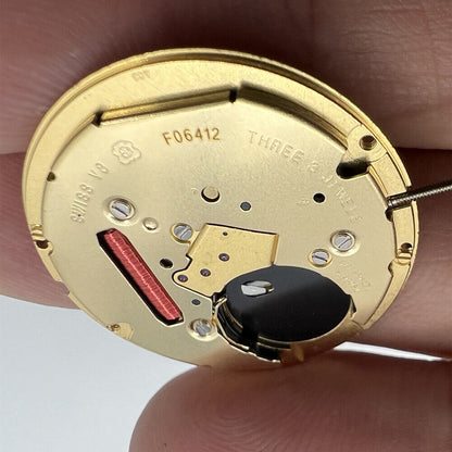 ETA F06.412 quartz watch movement by ETA, compatible replacement for 955.112 model, precise timekeeping.