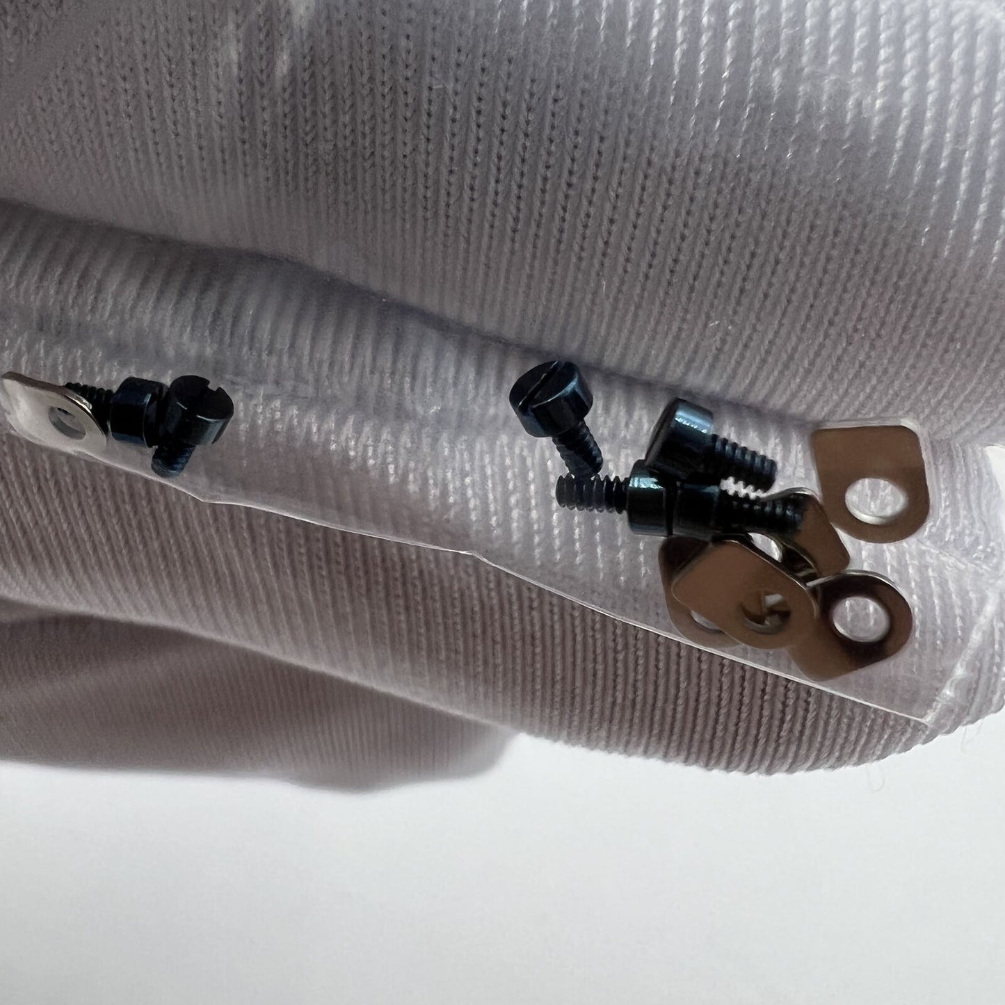 Watch part casing clamp with screws for Seagull ST3600 ETA6497 movement repair, precision tool for assembly.