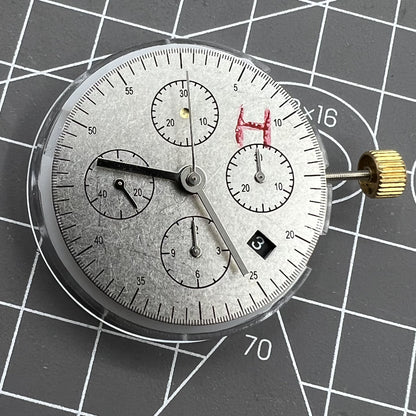 Black Dandong 7753 automatic watch with small second at 9 o'clock, elegant mechanical movement accessory