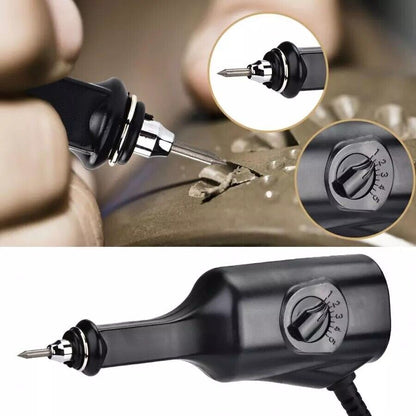 Electric Jewelry Engraver Carving Pen Engraving Lettering Pen for Jewelry