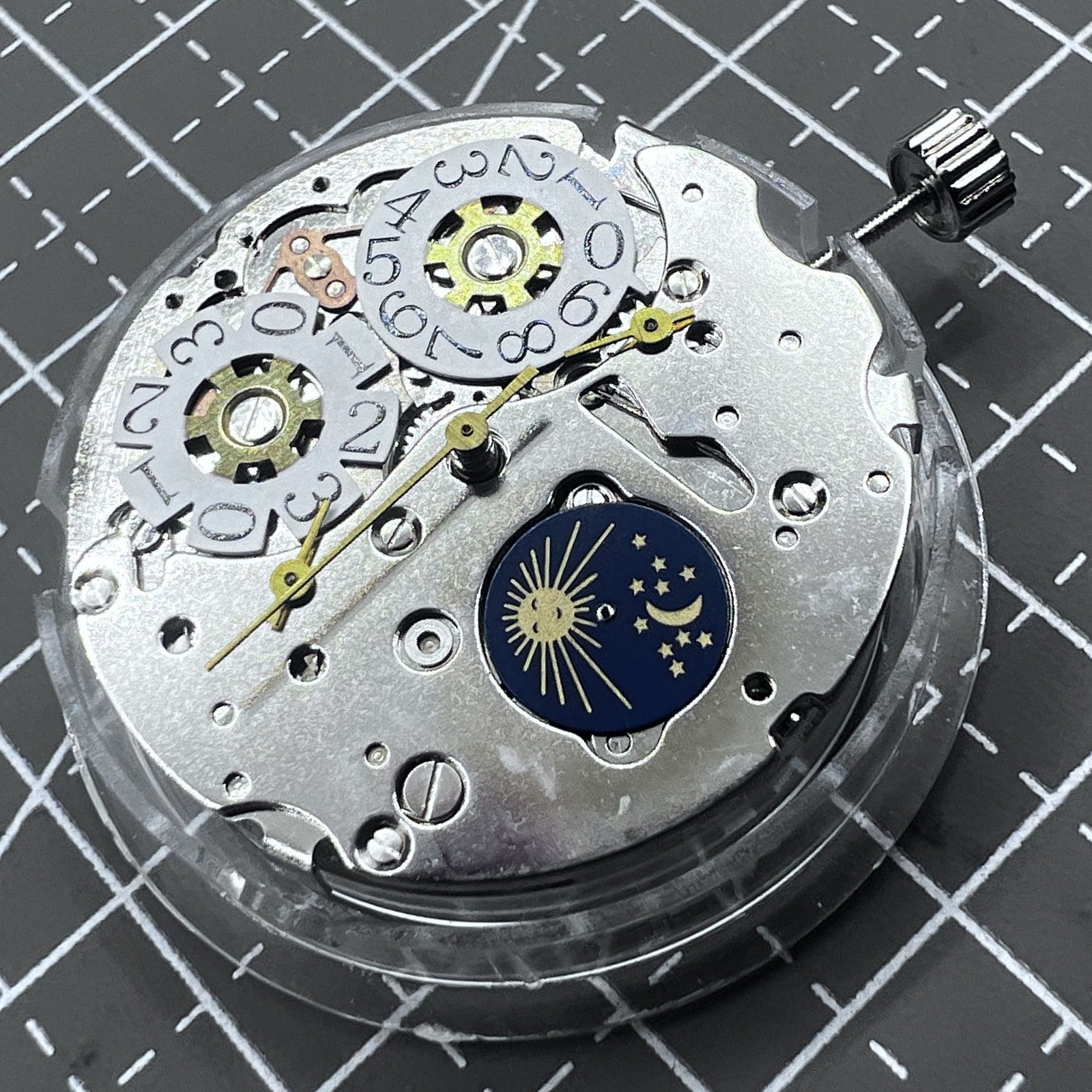 Tianjin Seagull ST16 automatic watch movement with date display at 12 o?clock for precise timekeeping
