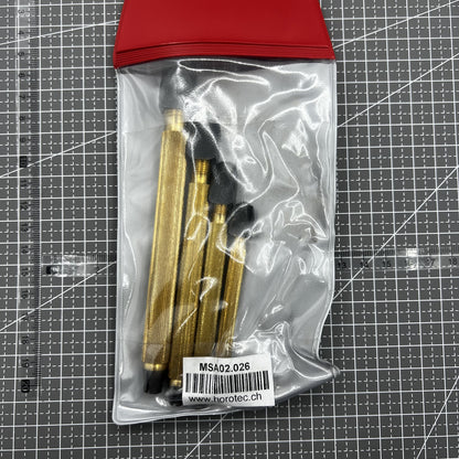 Swiss Horotec pin vice set MSA02.026 with square head for precise watch accessory handling
