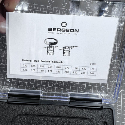 Bergeon Swiss 3010 Uhr Kronen Gehäuse und Zeigerrohrspanner Werkzeug