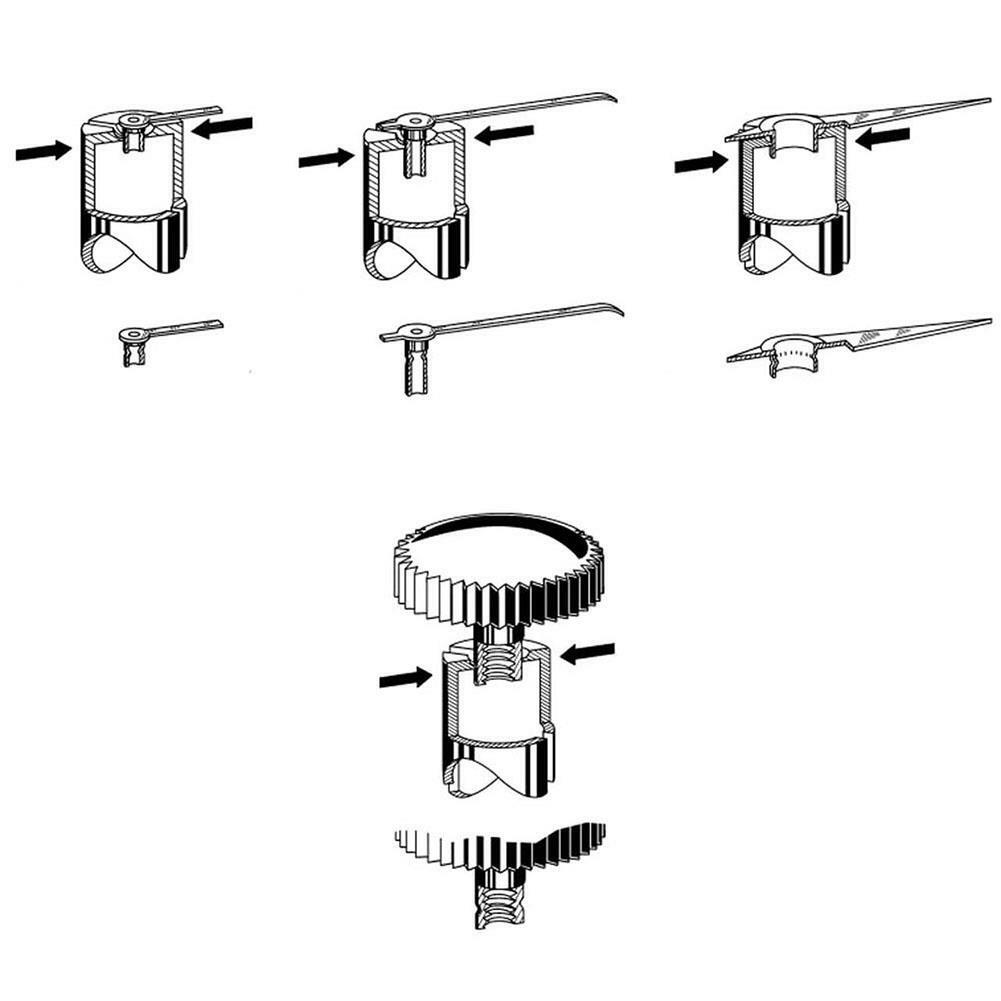 Bergeon Swiss 3010 Uhr Kronen Gehäuse und Zeigerrohrspanner Werkzeug